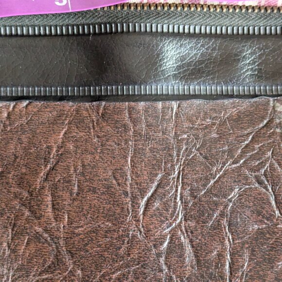 Vintage 1960's Zipper Bag Document Centre Market Place New York Vinyl - Picture 3 of 9